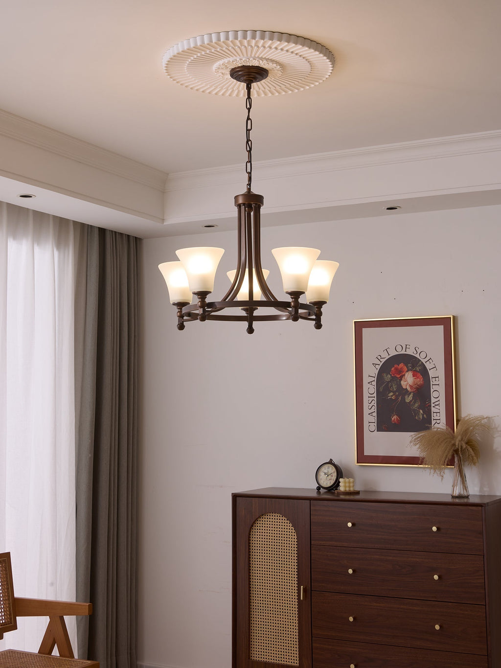 Celestine Chandelier Élévation Vintage Lueur - Neutralighting