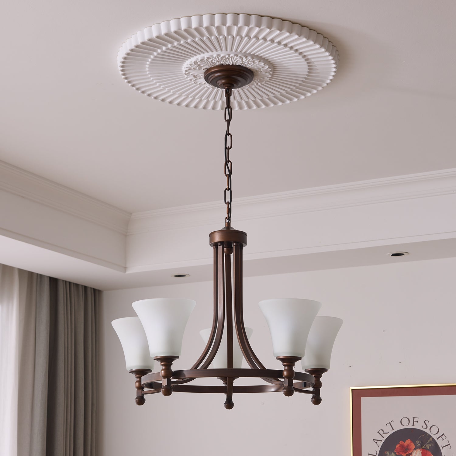 Celestine Chandelier Élévation Vintage Lueur - Neutralighting