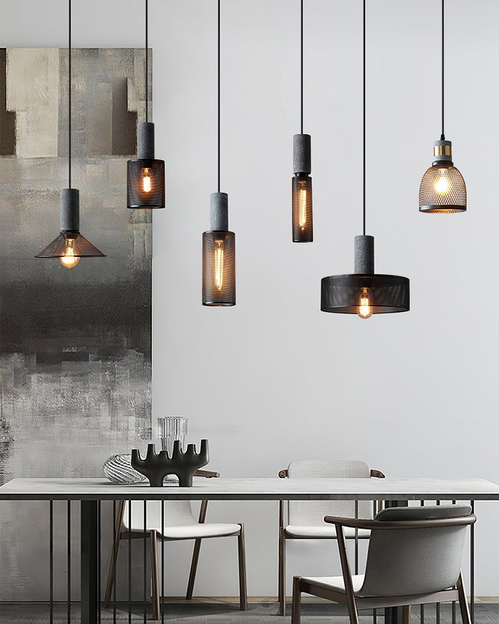 Hexa Suspension Métal Moderne - Neutralighting