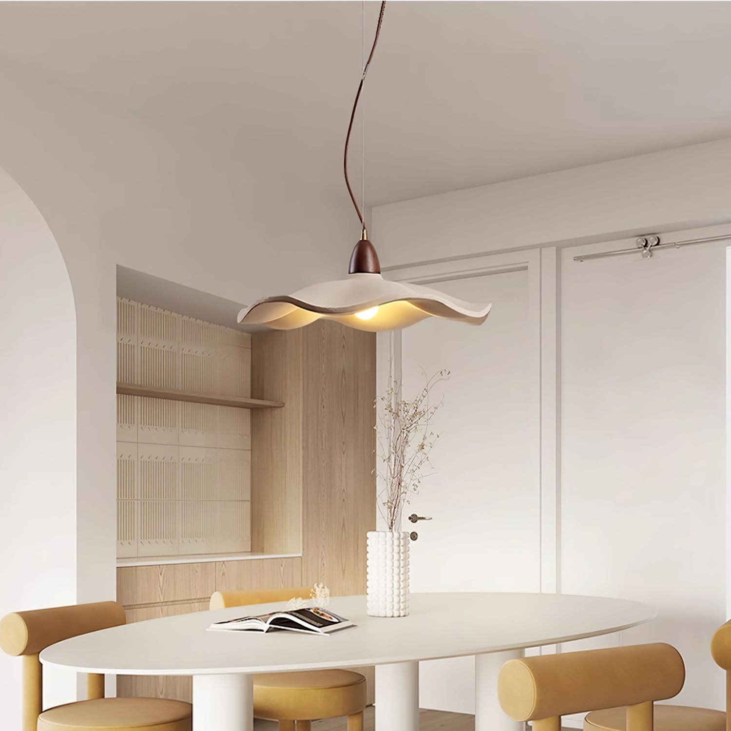 Siro Lampe Suspendue Vague en Ciment - Neutralighting