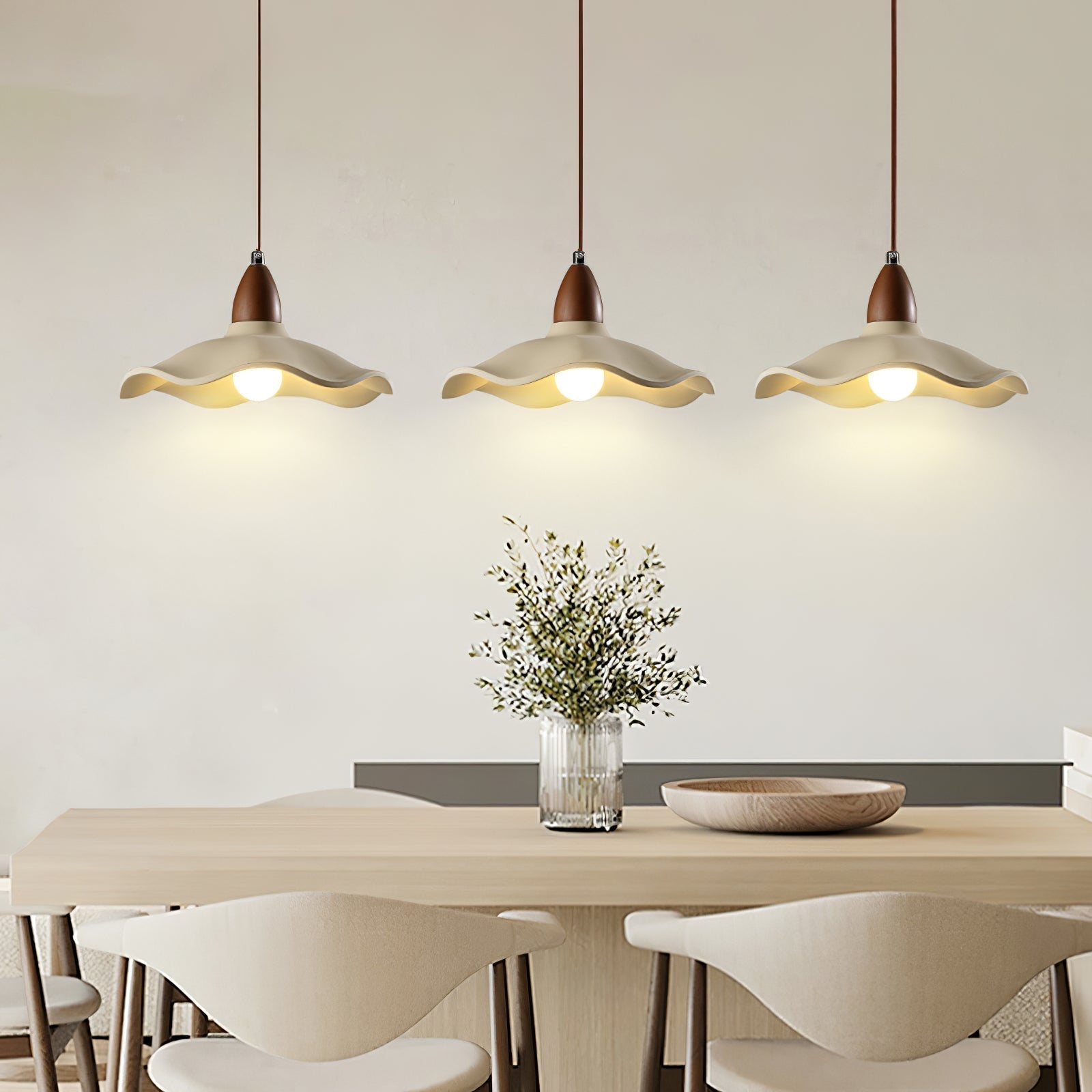 Siro Lampe Suspendue Vague en Ciment - Neutralighting