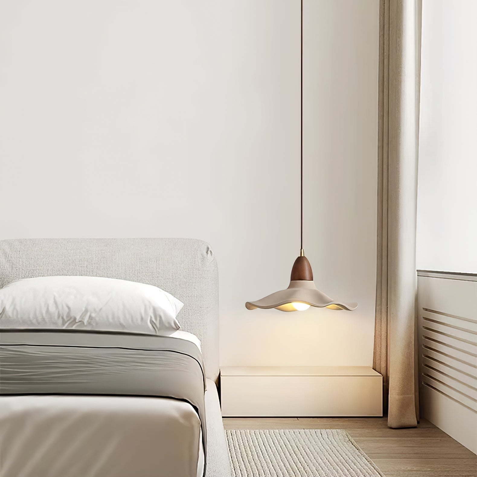 Siro Lampe Suspendue Vague en Ciment - Neutralighting
