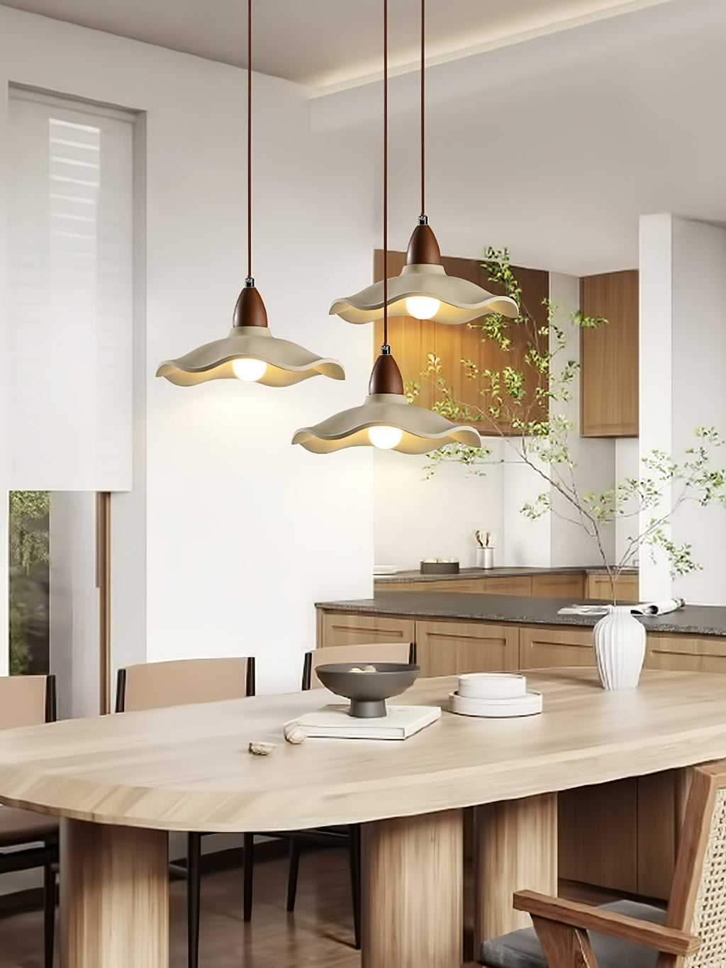 Siro Lampe Suspendue Vague en Ciment - Neutralighting