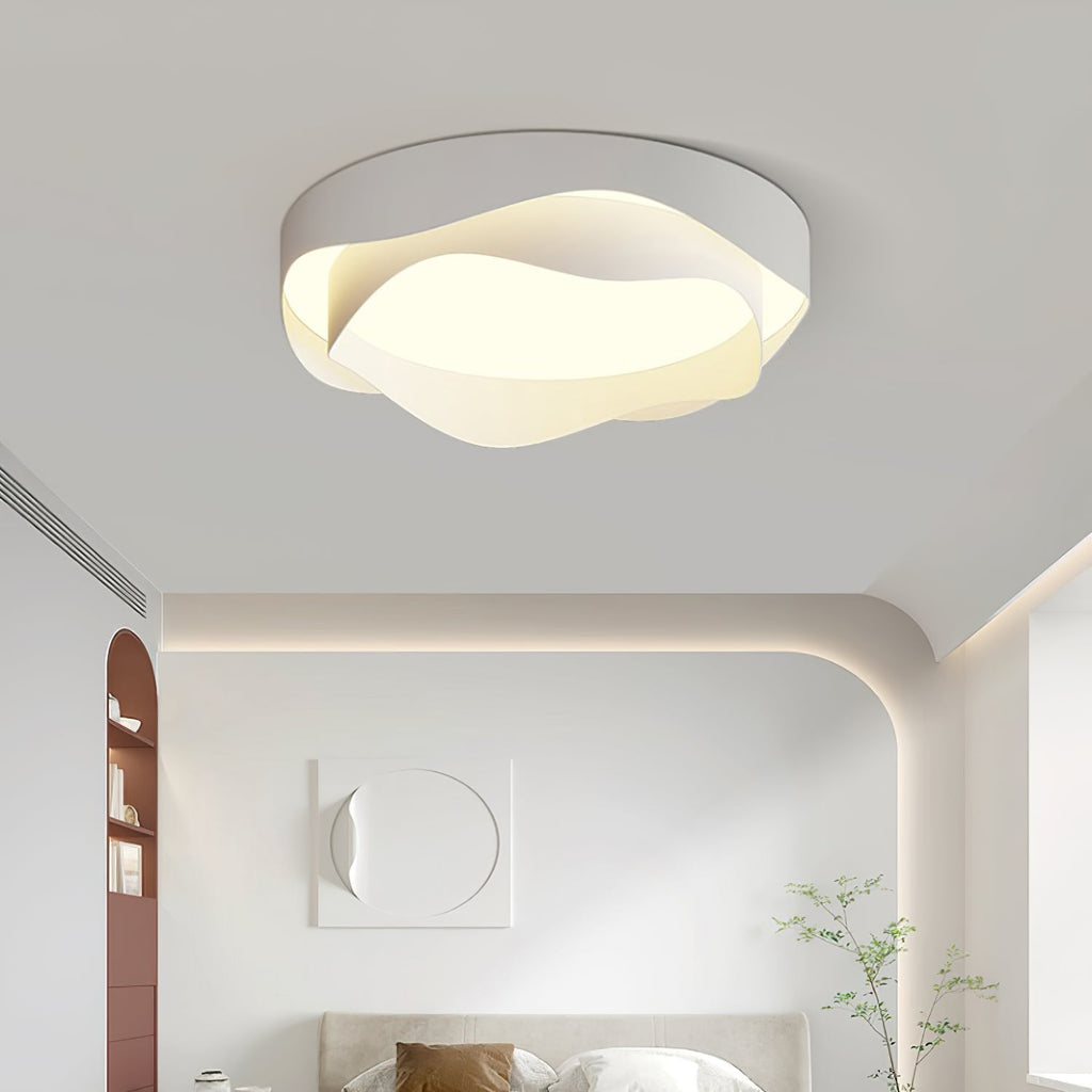 Lustra Plafonnier Blanc en Métal Moderne - Neutralighting