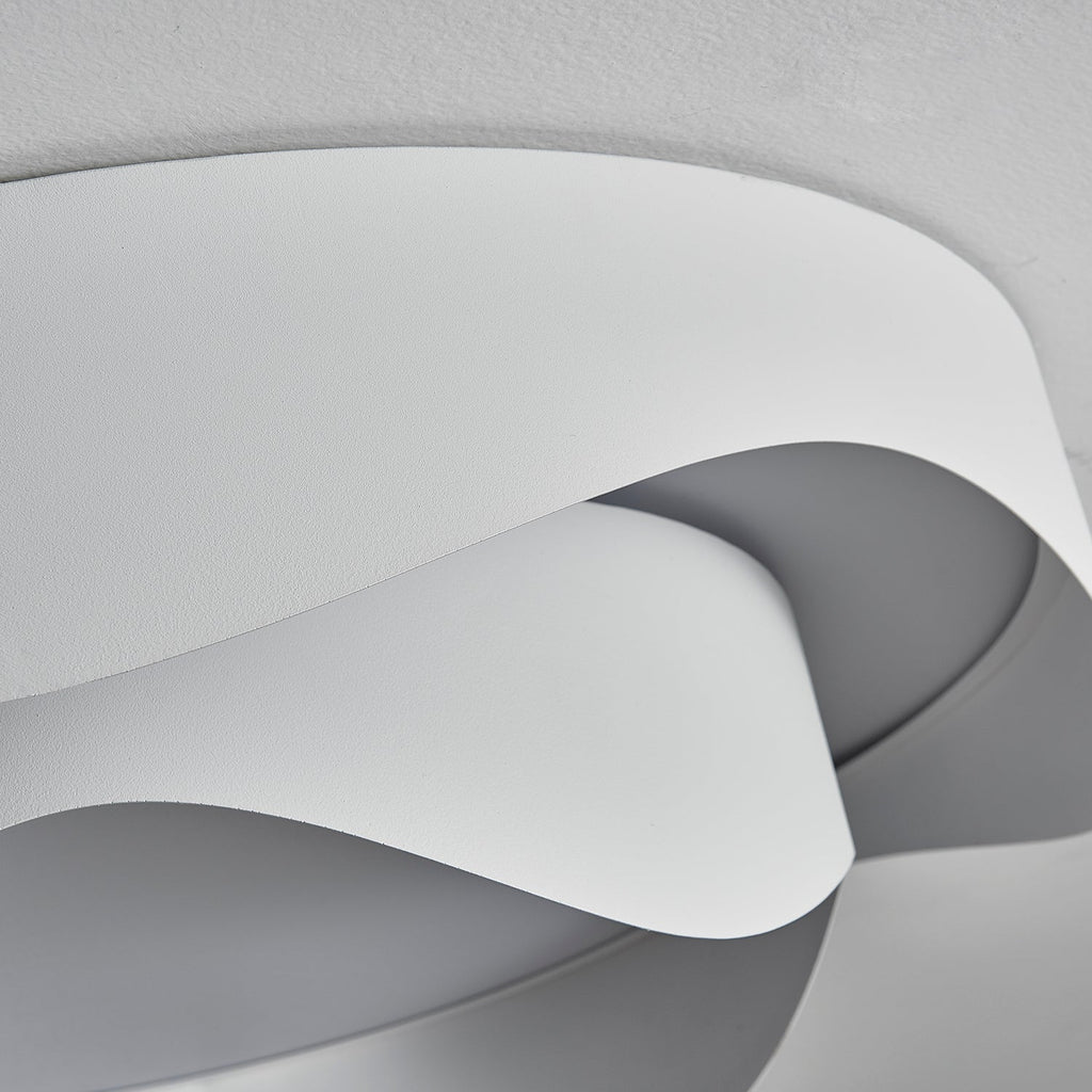 Lustra Plafonnier Blanc en Métal Moderne - Neutralighting