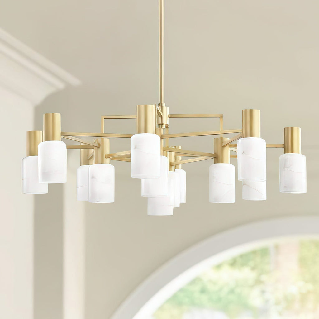 Drift Lustre Chrome Alabâtre Premium Centerport - Neutralighting