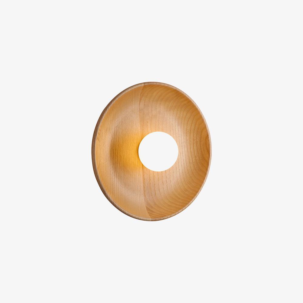 Cumirisra Applique Murale Moderne Minimaliste en Verre et Bois - Neutralighting