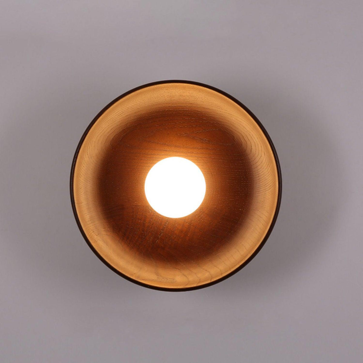 Cumirisra Applique Murale Moderne Minimaliste en Verre et Bois - Neutralighting