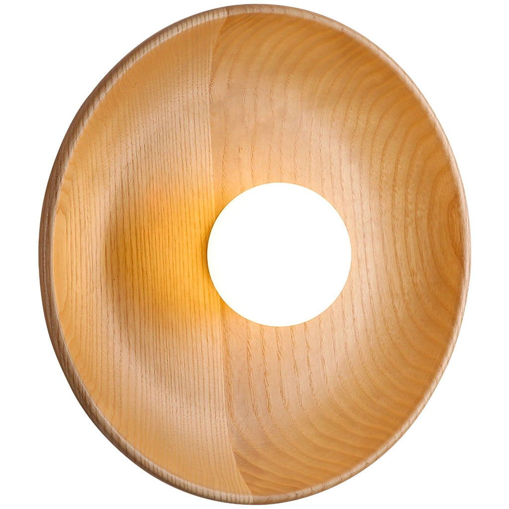Cumirisra Applique Murale Moderne Minimaliste en Verre et Bois - Neutralighting