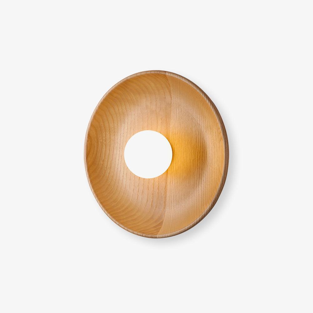 Cumirisra Applique Murale Moderne Minimaliste en Verre et Bois - Neutralighting