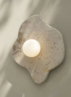Bloom Applique Murale Rustique en Marbre - Neutralighting