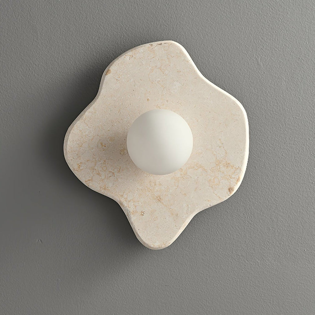 Bloom Applique Murale Rustique en Marbre - Neutralighting