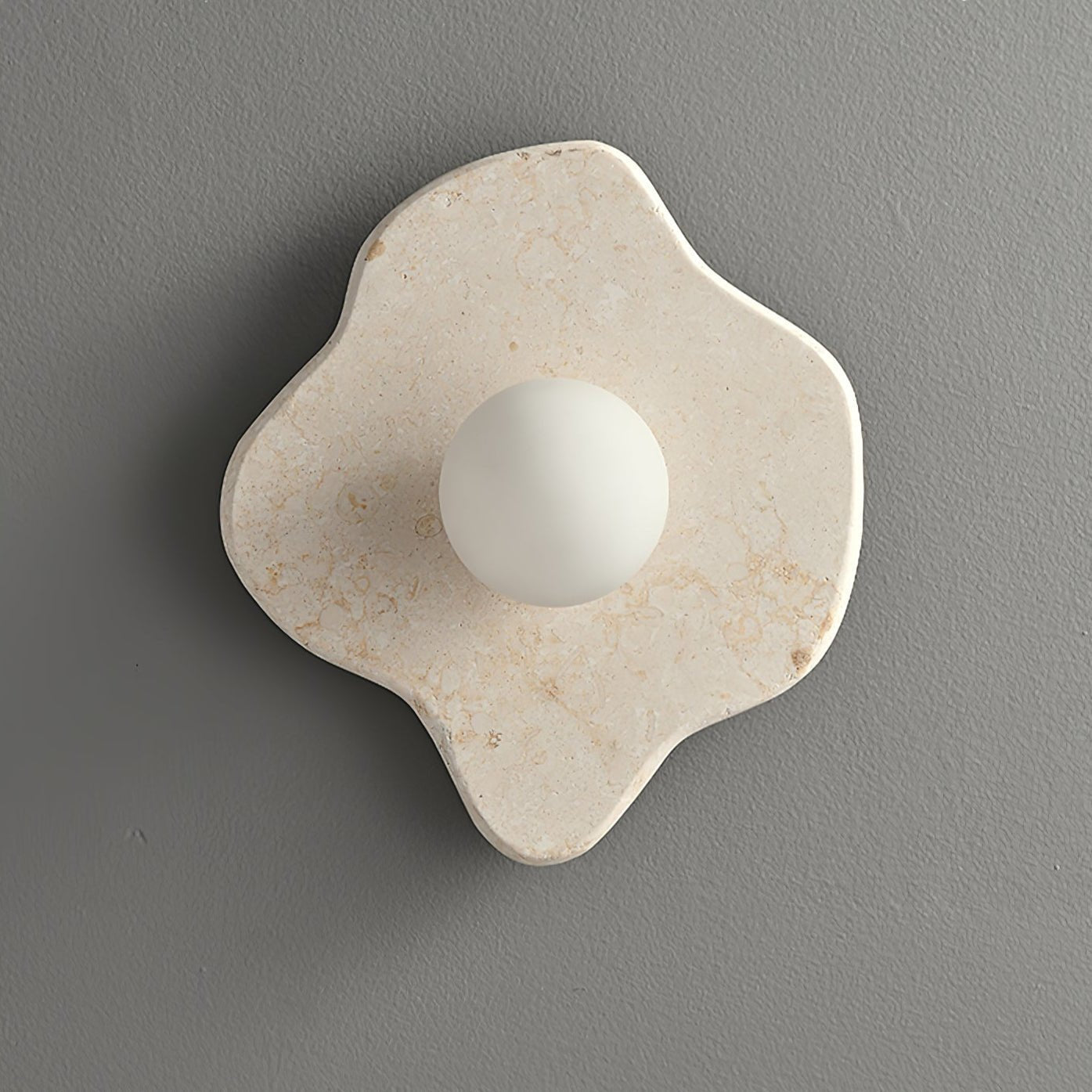 Bloom Applique Murale Rustique en Marbre - Neutralighting