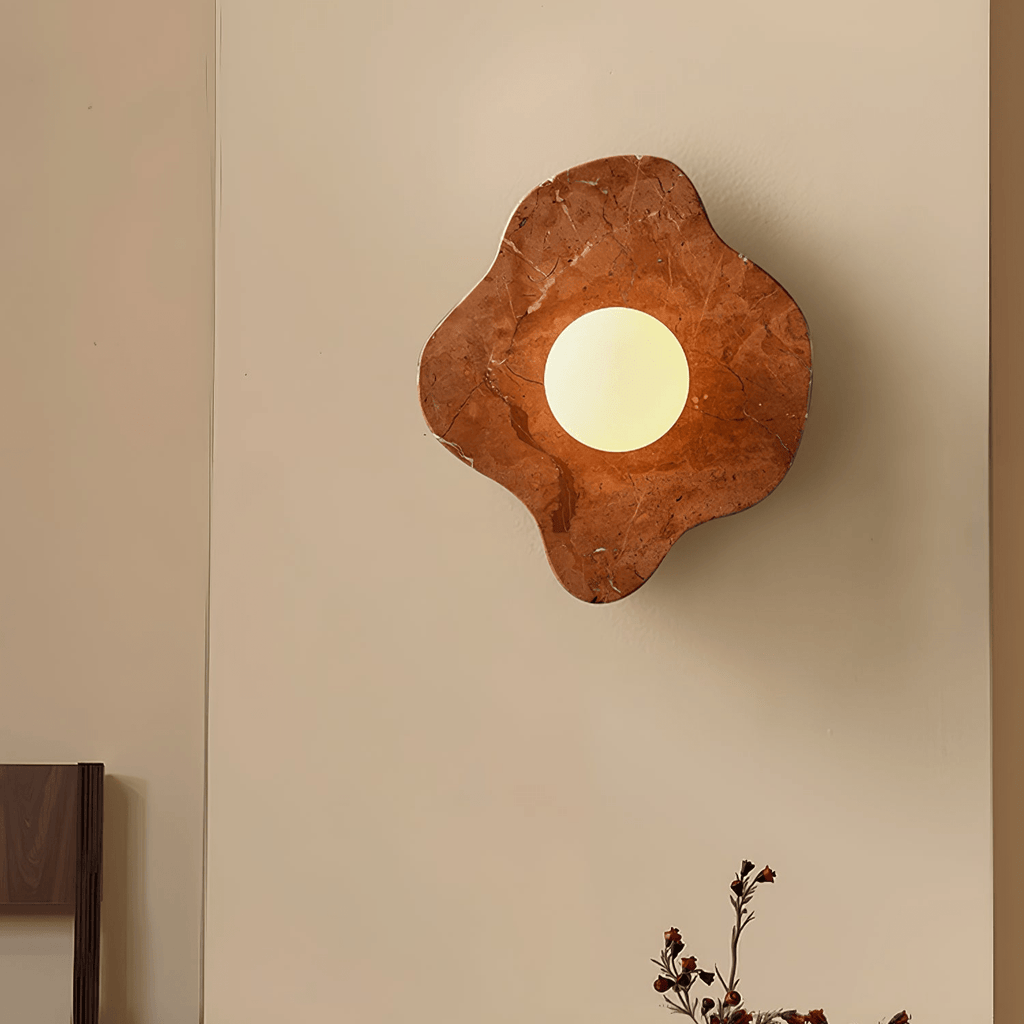 Bloom Applique Murale Rustique en Marbre - Neutralighting