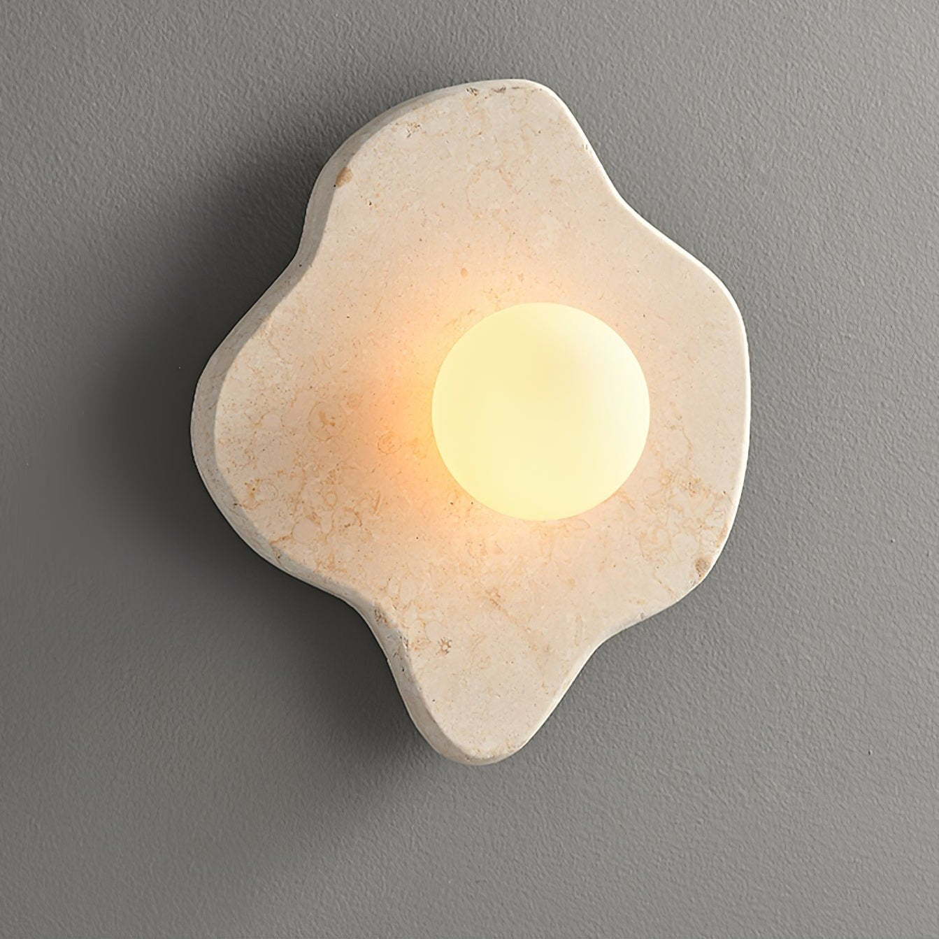 Bloom Applique Murale Rustique en Marbre - Neutralighting