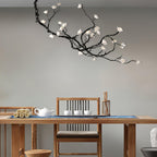Lustra Chandelier en Céramique Fleurs et Branches Noires - Neutralighting