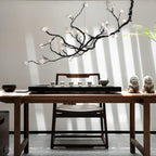 Lustra Chandelier en Céramique Fleurs et Branches Noires - Neutralighting