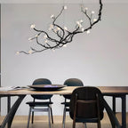 Lustra Chandelier en Céramique Fleurs et Branches Noires - Neutralighting