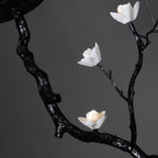 Lustra Chandelier en Céramique Fleurs et Branches Noires - Neutralighting