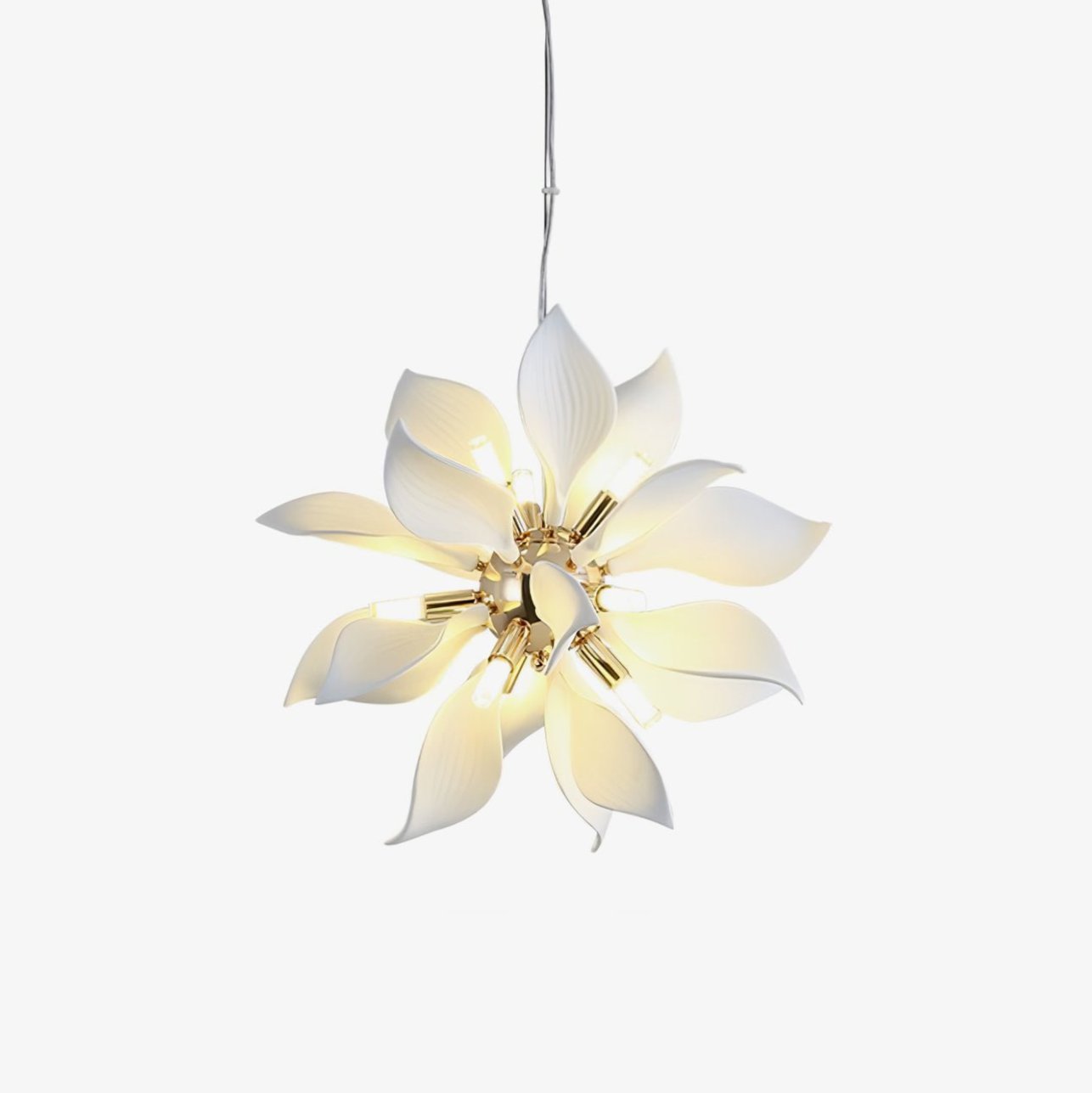 Lustra Suspension Céramique Pétales Épanouis - Neutralighting
