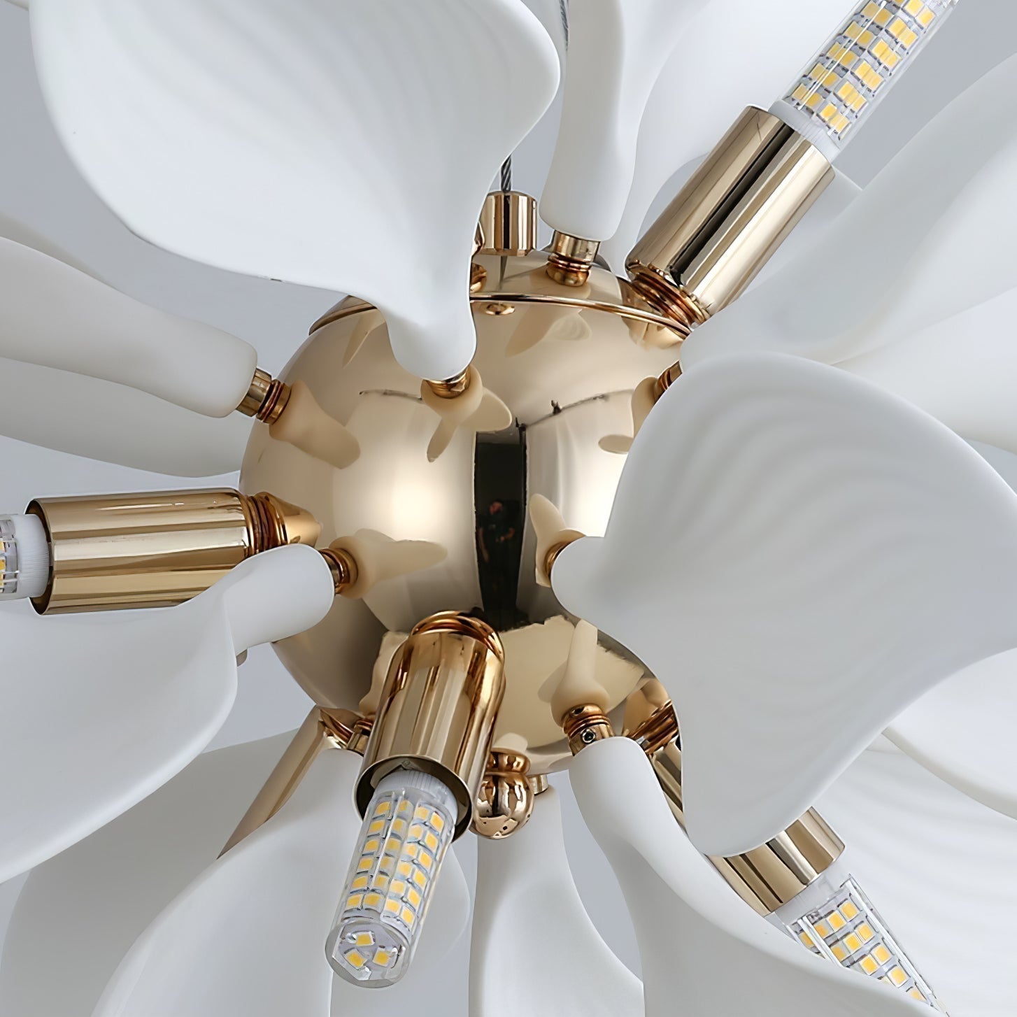 Lustra Suspension Céramique Pétales Épanouis - Neutralighting