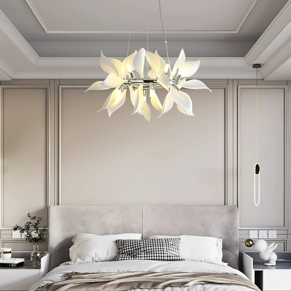Lustra Suspension Céramique Pétales Épanouis - Neutralighting