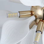 Lustra Suspension Céramique Pétales Épanouis - Neutralighting