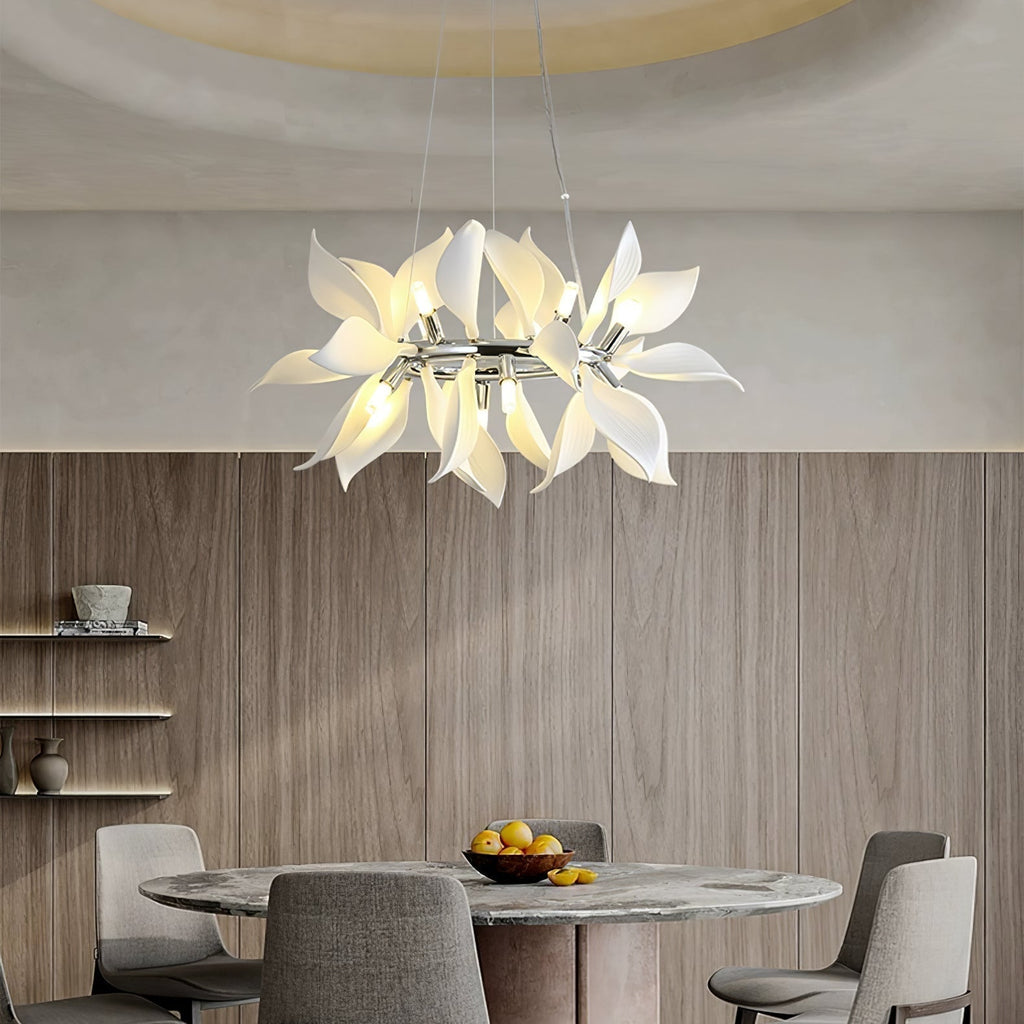 Lustra Suspension Céramique Pétales Épanouis - Neutralighting