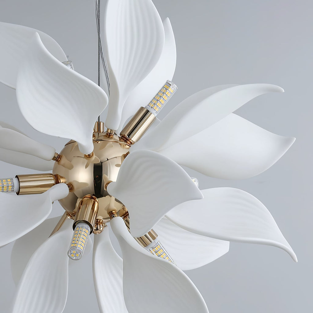 Lustra Suspension Céramique Pétales Épanouis - Neutralighting