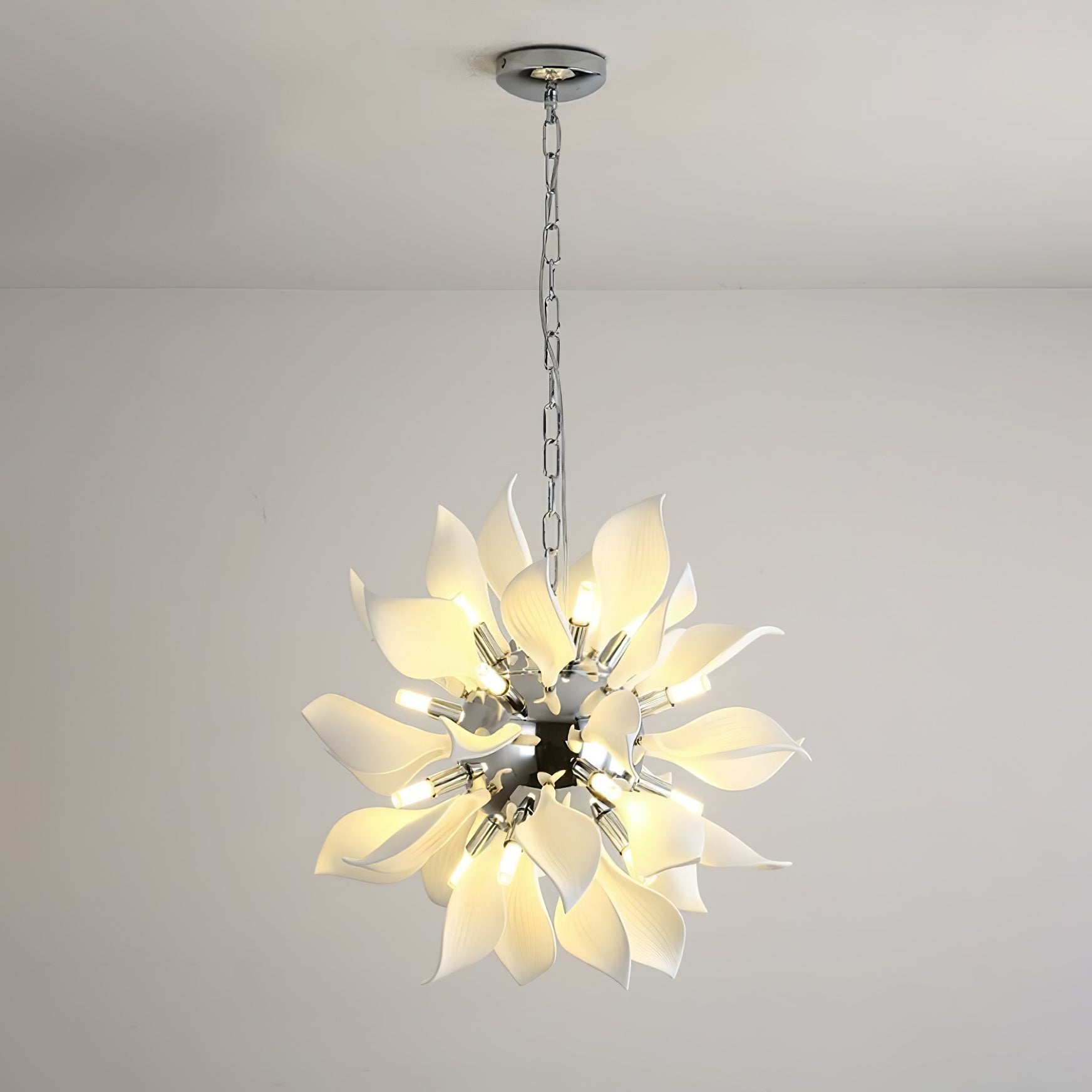Lustra Suspension Céramique Pétales Épanouis - Neutralighting
