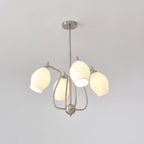 Lustra Chandelier en Céramique Canneleur Sculptural en Verre Élégant - Neutralighting