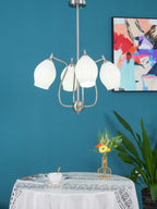 Lustra Chandelier en Céramique Canneleur Sculptural en Verre Élégant - Neutralighting