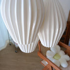 Solara Lampe à suspension en céramique côtelée en porcelaine élégante - Neutralighting
