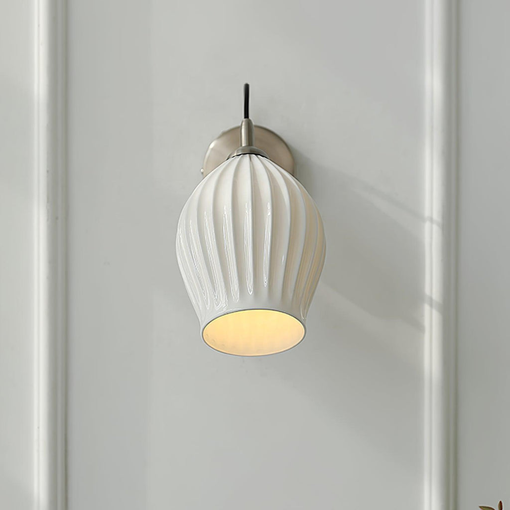 Zotalisra Moderne Minimaliste Côtes Céramique Applique Lumière - Neutralighting