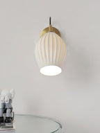 Zotalisra Moderne Minimaliste Côtes Céramique Applique Lumière - Neutralighting