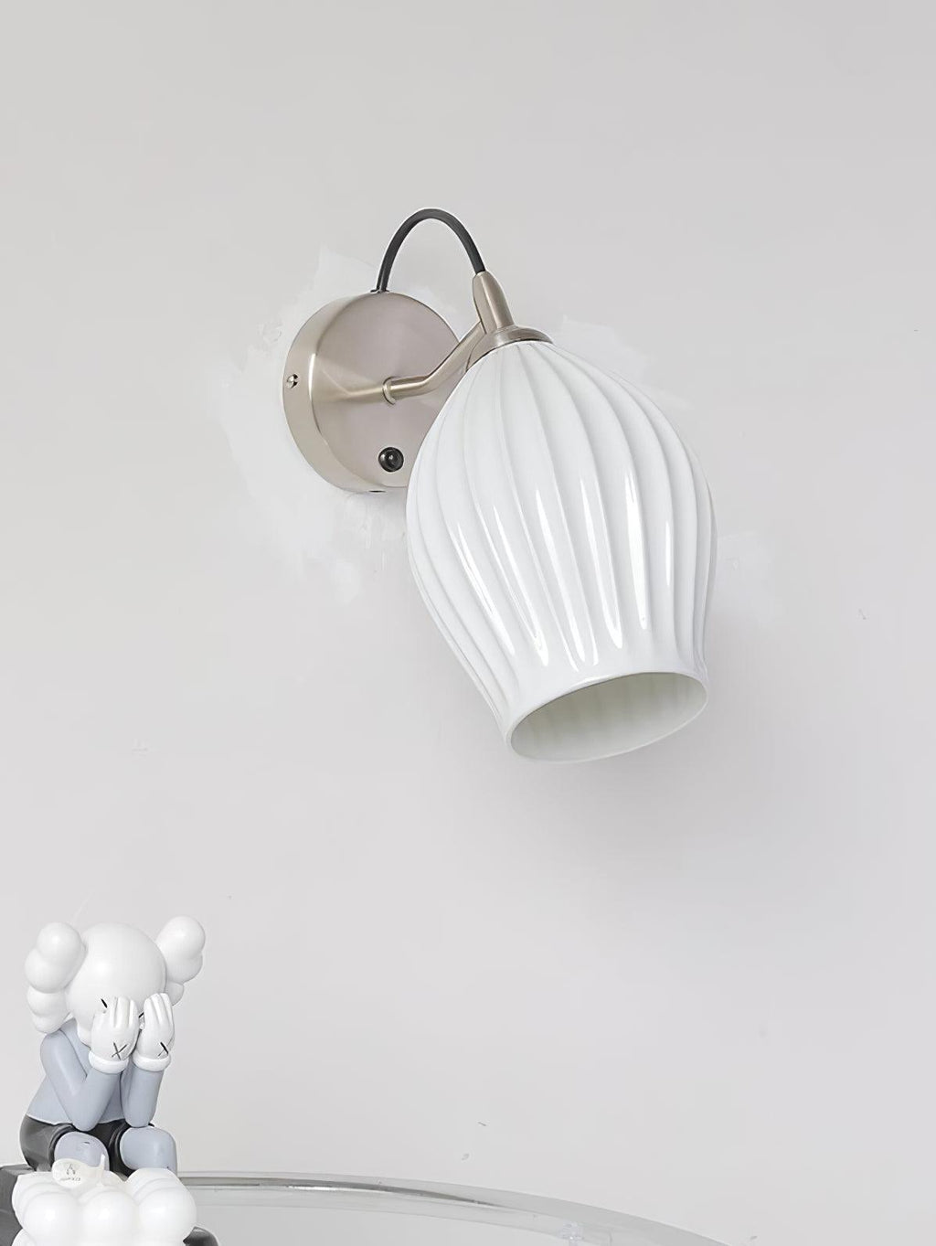 Zotalisra Moderne Minimaliste Côtes Céramique Applique Lumière - Neutralighting