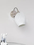 Zotalisra Moderne Minimaliste Côtes Céramique Applique Lumière - Neutralighting