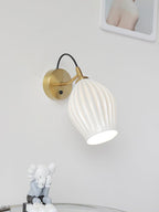 Zotalisra Moderne Minimaliste Côtes Céramique Applique Lumière - Neutralighting