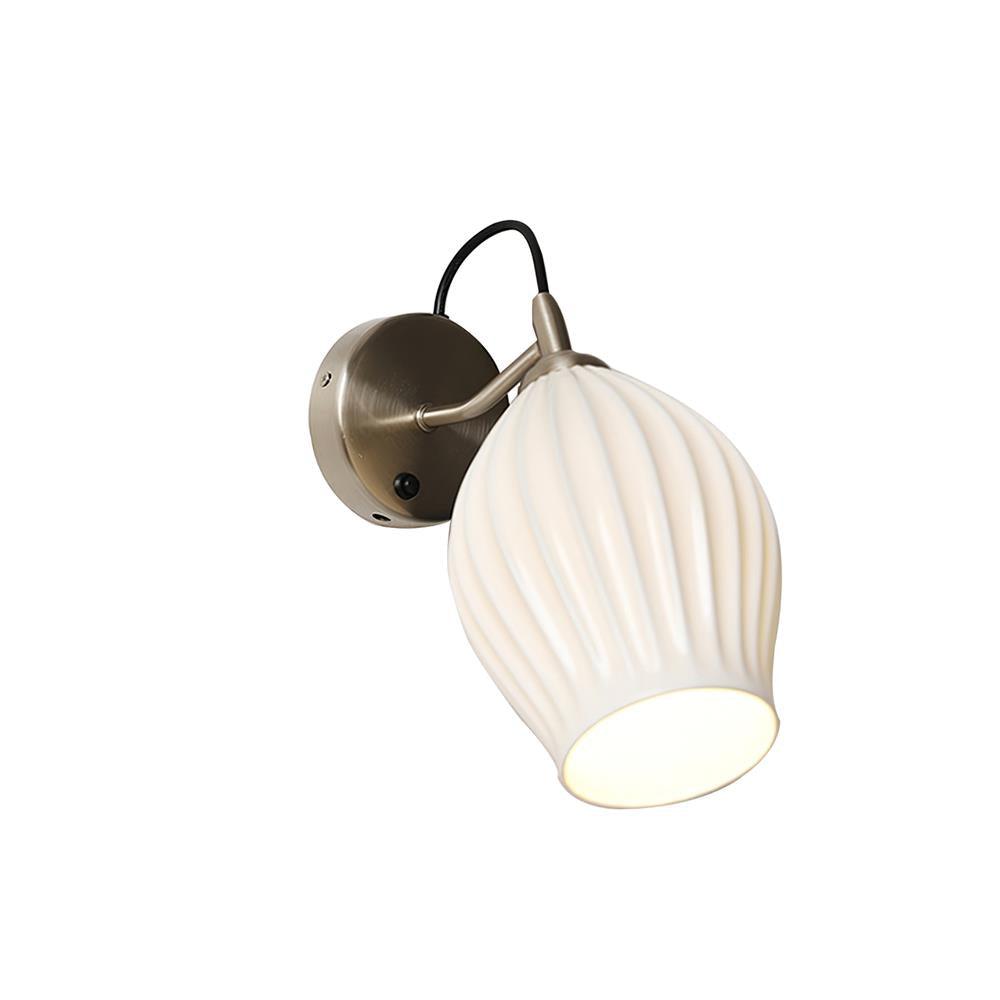 Zotalisra Moderne Minimaliste Côtes Céramique Applique Lumière - Neutralighting