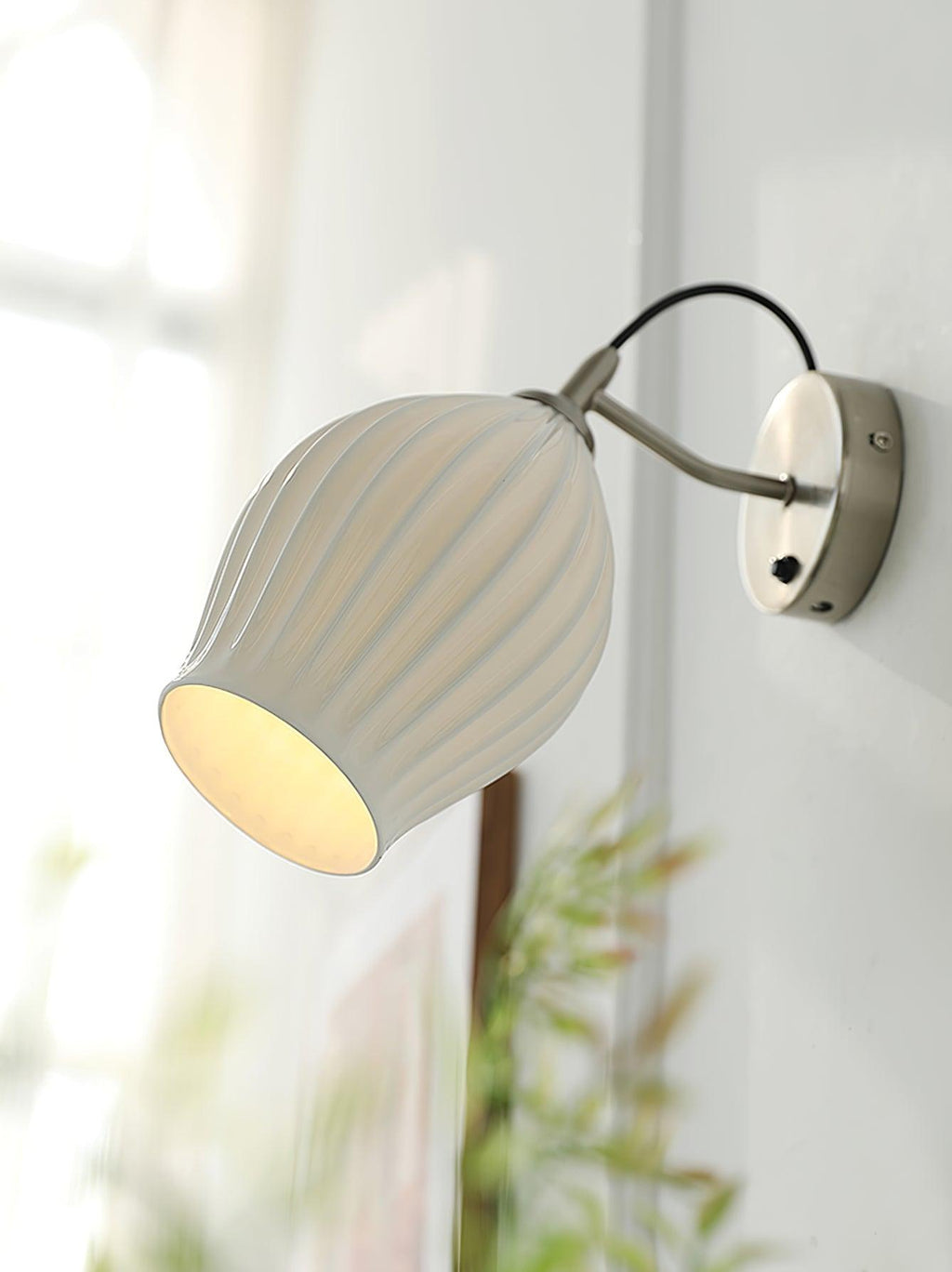 Zotalisra Moderne Minimaliste Côtes Céramique Applique Lumière - Neutralighting