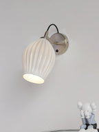 Zotalisra Moderne Minimaliste Côtes Céramique Applique Lumière - Neutralighting
