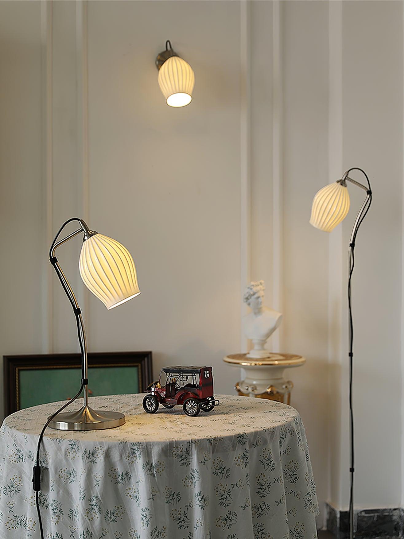 Zotalisra Moderne Minimaliste Côtes Céramique Applique Lumière - Neutralighting