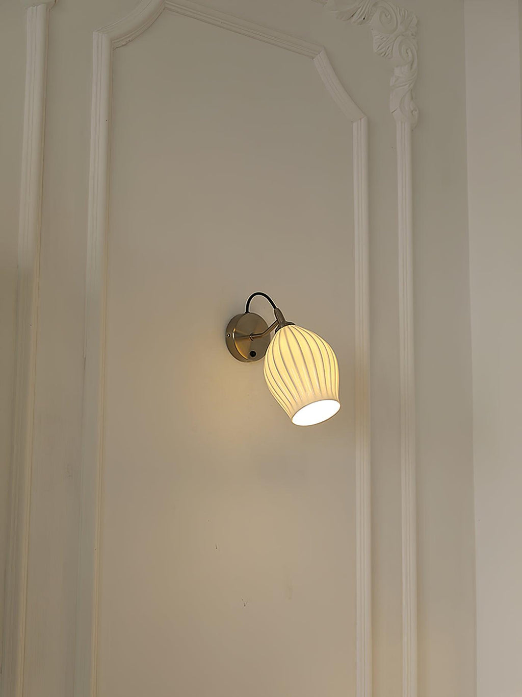 Zotalisra Moderne Minimaliste Côtes Céramique Applique Lumière - Neutralighting