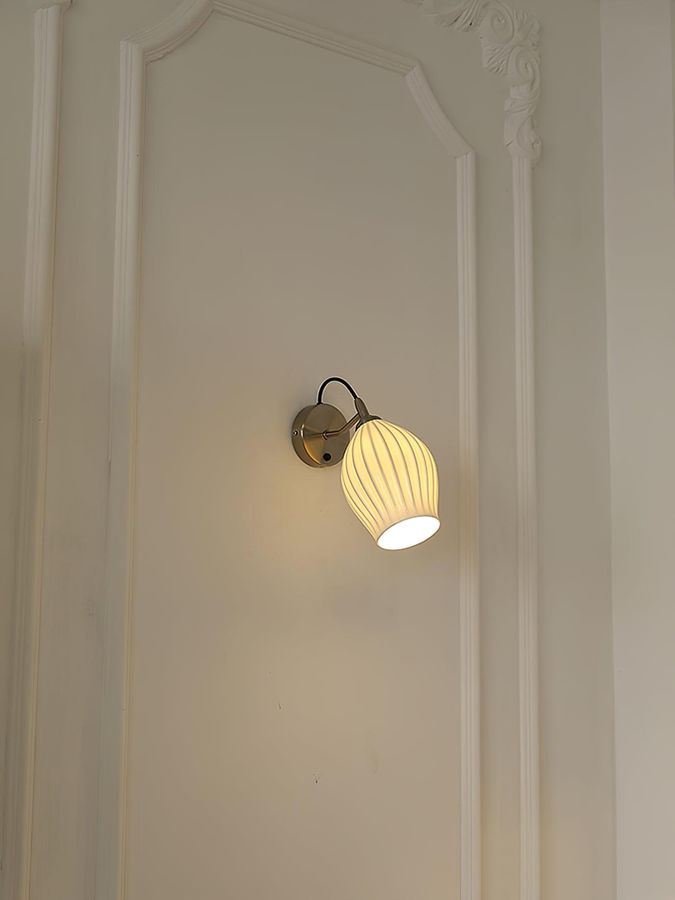 Zotalisra Moderne Minimaliste Côtes Céramique Applique Lumière - Neutralighting