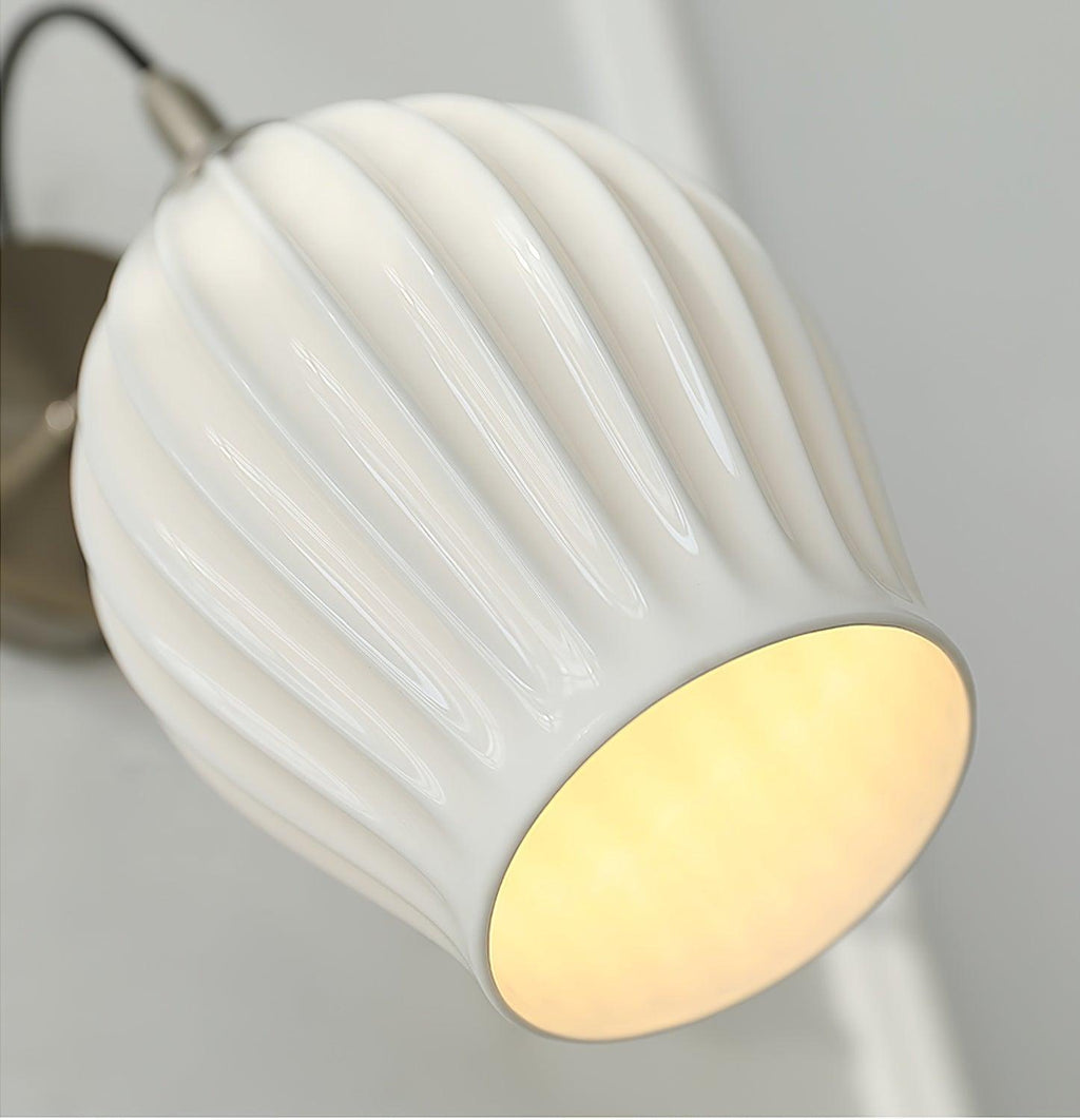 Zotalisra Moderne Minimaliste Côtes Céramique Applique Lumière - Neutralighting