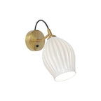 Zotalisra Moderne Minimaliste Côtes Céramique Applique Lumière - Neutralighting