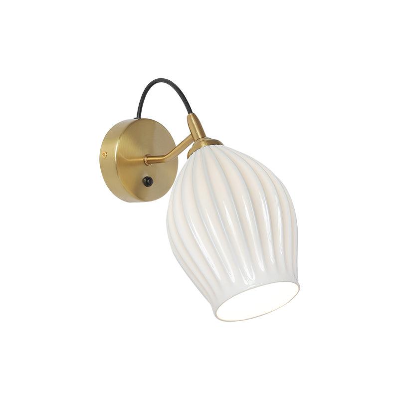 Zotalisra Moderne Minimaliste Côtes Céramique Applique Lumière - Neutralighting