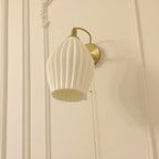 Zotalisra Moderne Minimaliste Côtes Céramique Applique Lumière - Neutralighting