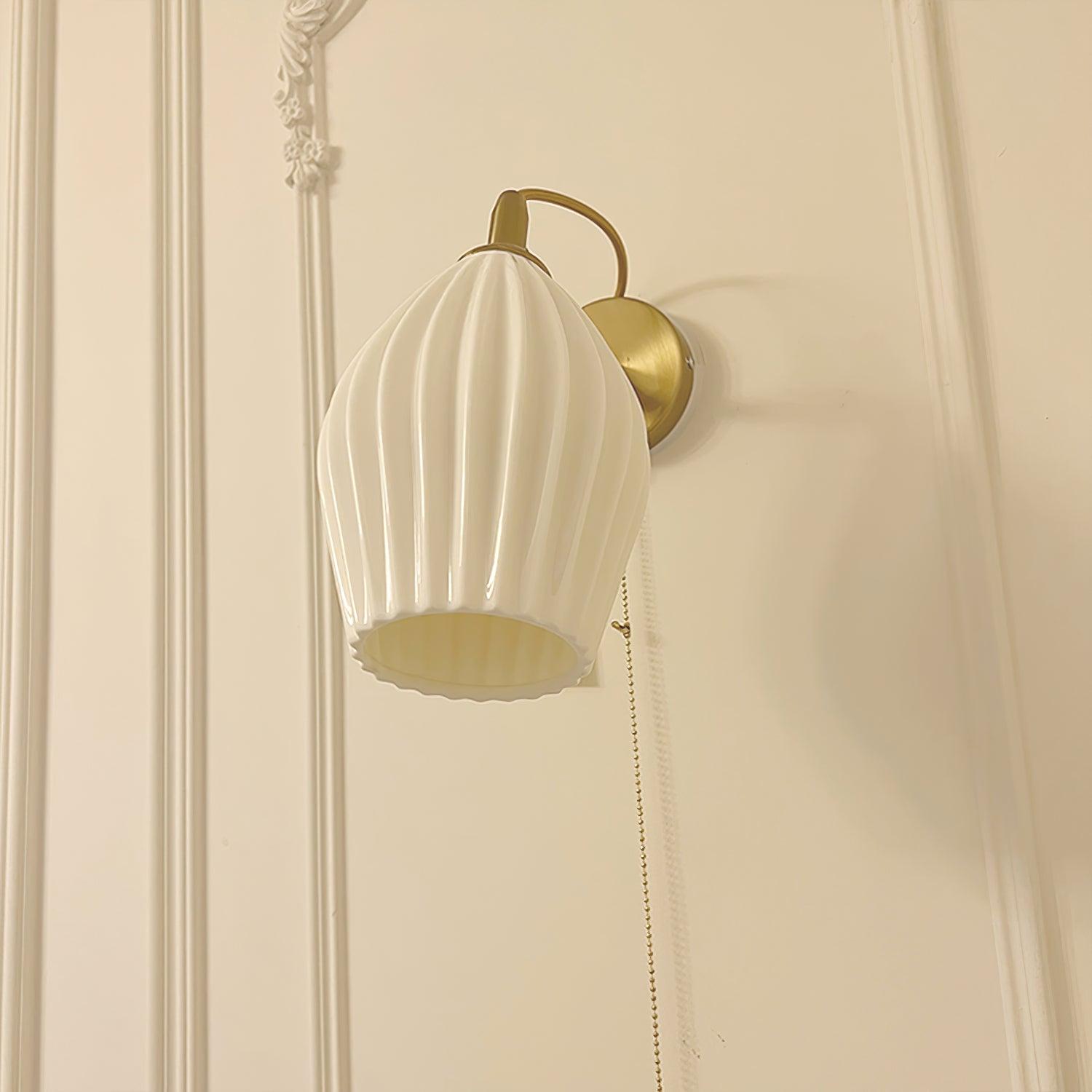 Zotalisra Moderne Minimaliste Côtes Céramique Applique Lumière - Neutralighting