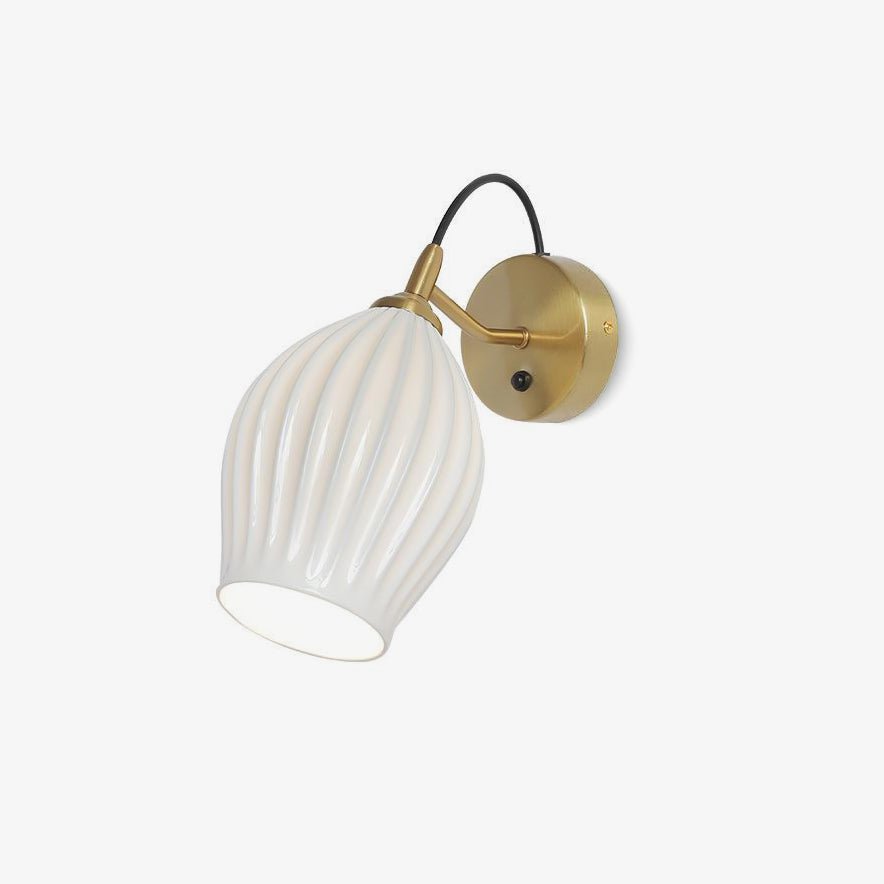 Zotalisra Moderne Minimaliste Côtes Céramique Applique Lumière - Neutralighting